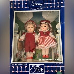 NEW w/BoxVintage Rare Ginny Hansel & Gretl Vogue Dolls  8” Poseable 1984 71-2006